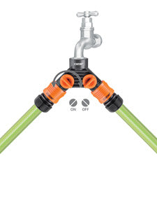 8599 Claber Double tap connector