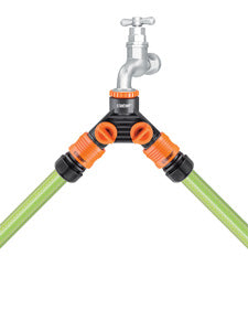 8599 Claber Double tap connector