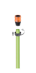 8603 Claber 1/2” Automatic Coupling W / Aquastop