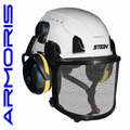 STEIN ARMORIS Helmet Kit – White (01) 29snr c/w Protective Clear Shell