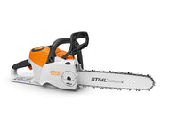 STIHL MSA220 C-B, fitted with a 14″ guide bar as standard, without battery and charger